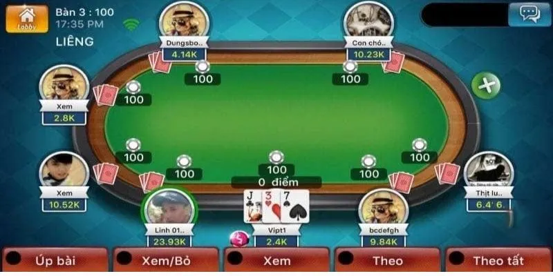 Hướng dẫn cách đánh bài liêng từng bước 